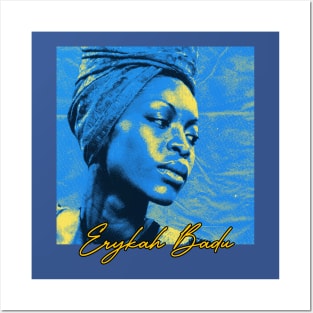 Nostalgic Vintage Badu Light Green Posters and Art